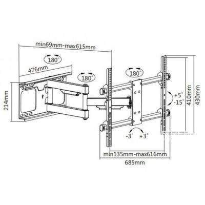 Кронштейн ITech PTRB-77 | Зображення 5