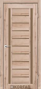 Двері Korfad Valentino Deluxe VLD-03 Дуб Тобакко