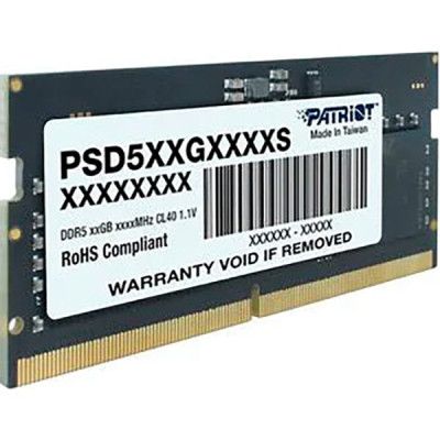 Модуль памяти для ноутбука SoDIMM DDR5 8GB 5600 MHz Patriot (PSD58G560041S) | Зображення 1