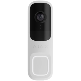 Ajax Doorbell White RAL 9003 Відеодзвінок - Викличні панелі