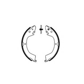 Гальмівні колодки Bosch барабанні задні PR2 MITSUBISHI L400/L200/Space Gear 0986487886