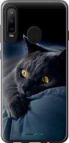 Чохол на Samsung Galaxy A8S Димчастий кіт "825u-1636-2448"