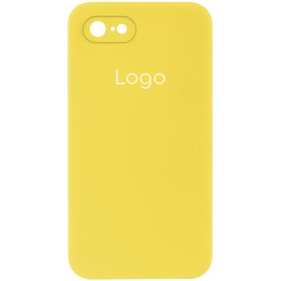 Чохол Silicone Case Square з повним захистом камери для iPhone 7/8/SE 2020 Колір 06.Light Рожевий | Зображення 9