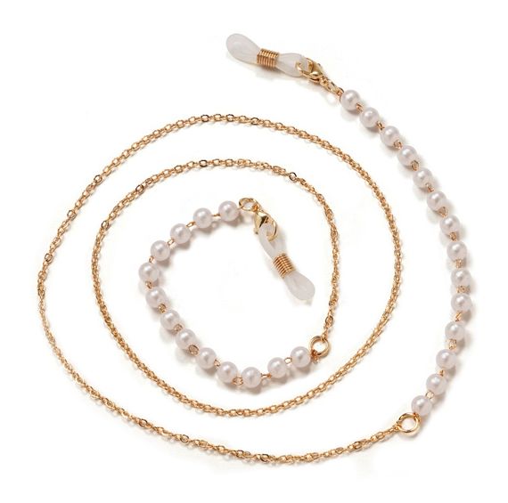 Ланцюжок для окулярів White stones 4 10276 75 см | Зображення 1