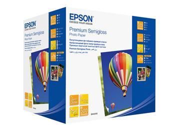 Папір Epson 100mmx150mm Premium Semiglossy Photo Paper, 500арк. (C13S042200)