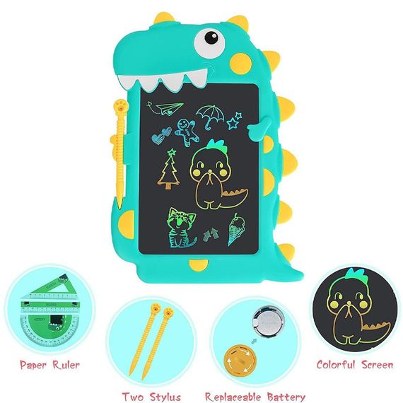 Планшет для рисования Dinosaur 8,5 дюймов Green | Зображення 3