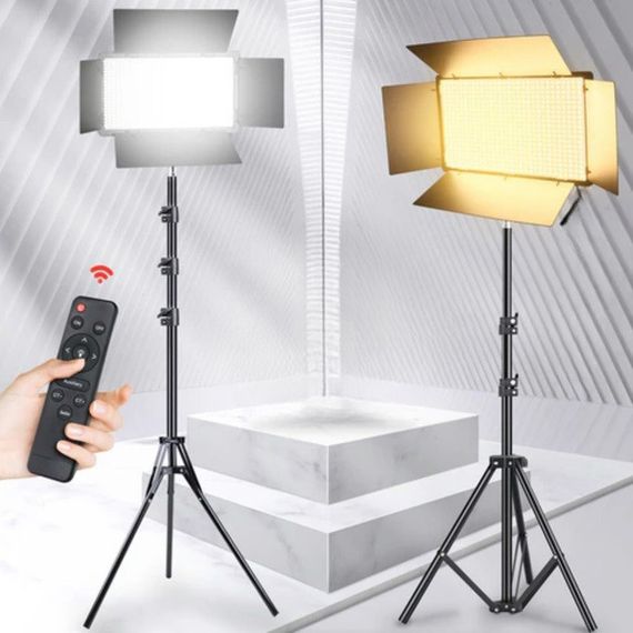 Професійне відеосвітло LED LIGHT RL-900 35W з пультом 3000k-6500k, Прямокутне студійне світло | Зображення 8