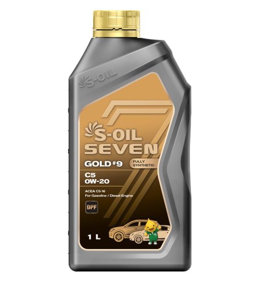 Моторна олива S-OIL 7 GOLD #9 C5 0W-20 1л.