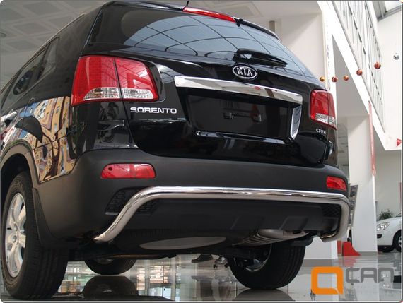 Задня дуга AK007 (нерж.) для Kia Sorento XM 2009-2014рр | Зображення 1
