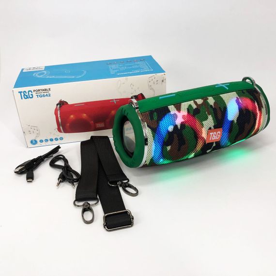 Активные колонки для дома TG642, Колонка с rgb светомузыкой, Маленькая колонка с подсветкой ES-85 | Зображення 9