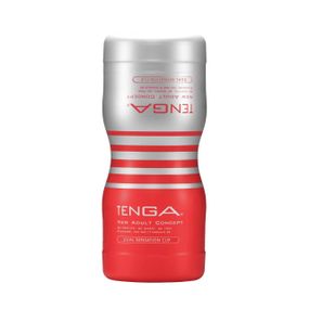 Мастурбатор Tenga Dual Sensation Cup двосторонній, із двома незалежними каналами Sex Aura