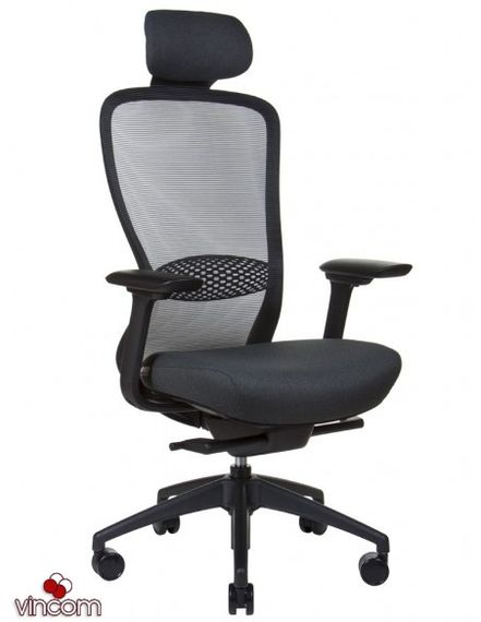 КРЕСЛО KRESLALUX IN-POINT (BLACK  M60999) ЭРГОНОМИЧНОЕ | Зображення 3