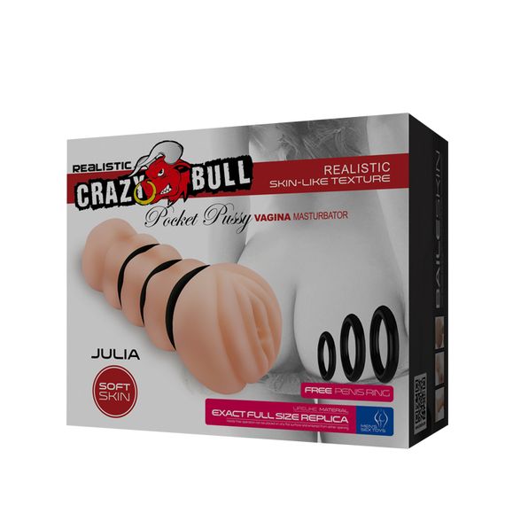 Мастурбатор - Crazy Bull Julia Pocket Pussy | Зображення 7