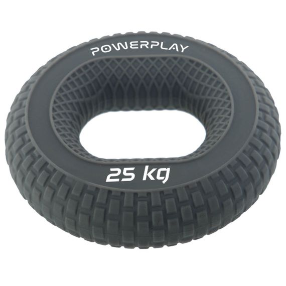 Эспандер кистевой силиконовый Паверплей PP-4333 Hand Grip Large 25 кг. Серый | Зображення 1