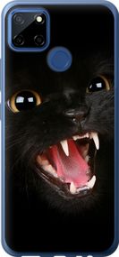 Чехол на Realme 7i Чёрная кошка "932u-2486-17620"
