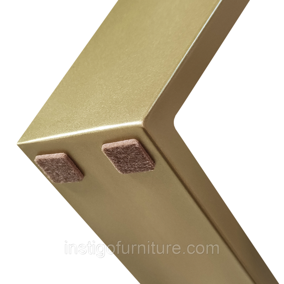 Комплект опор для столу з металу 500×70mm, H=730mm (профільна труба: 70x11mm) Золото | Зображення 2