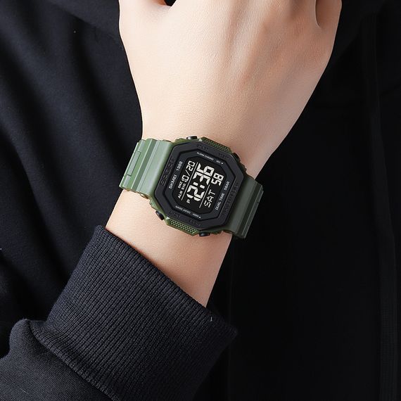 Чоловічий годинник Skmei 1988AG Army-Green | Зображення 2