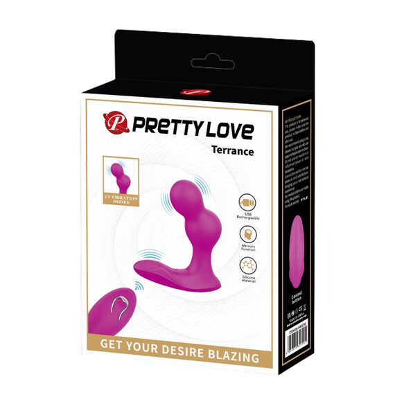 Масажер простати - Pretty Love Terrance Anal Vibrator Massager Purple sexstyle | Зображення 9
