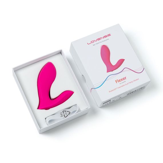 Смарт-вібратор у трусики Lovense Flexer, манливий рух + вібрація, стимуляція клітора та точки G | Зображення 6