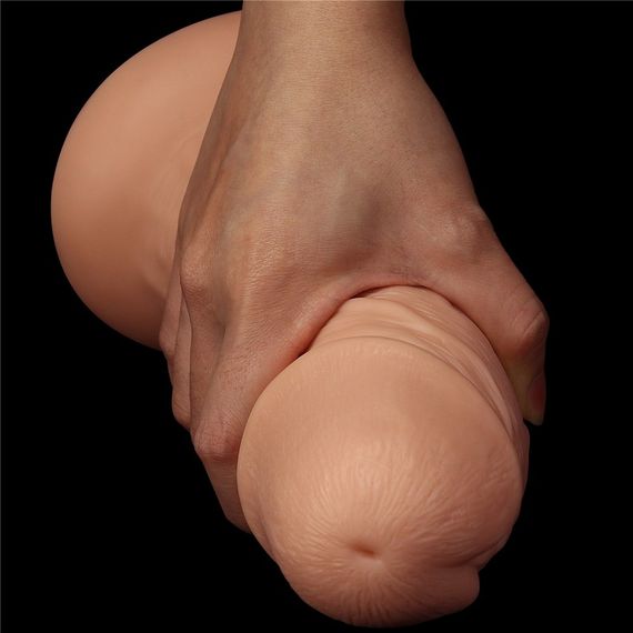 Фалоімітатор значного розміру 9.5'' Realistic Curved Dildo | Зображення 4