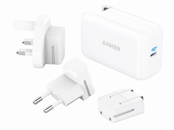 мережева зарядка ANKER PowerPort III - 65W Pod PPS+GaN (Білий) (A2712H21) | Зображення 1