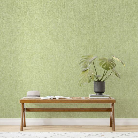 Лляні теплі шпалери на самоклейці оливкового відтінку 2800*650*2mm (D) SW-00001499 | Зображення 6