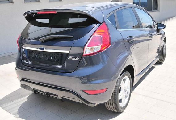 Задній дифузор DPT V-2 (HB, чорний глянець) для Ford Fiesta 2008-2017 рр | Зображення 2