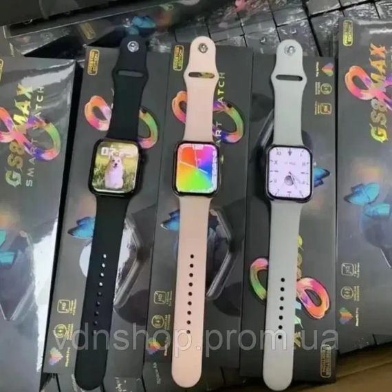 Чорний Смарт-годинник Smart Watch GS8 Max, 45mm | Зображення 3