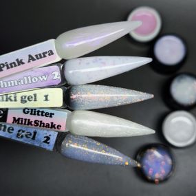 Мікс гелів для нарощення нігтів №3 по 5мл (5шт)