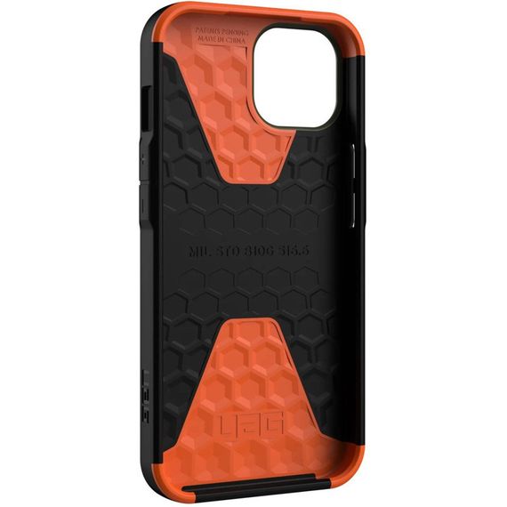 Чехол TPU UAG CIVILIAN series для Apple iPhone 14 Pro Max (6.7") Силикон, Зеленый | Зображення 1