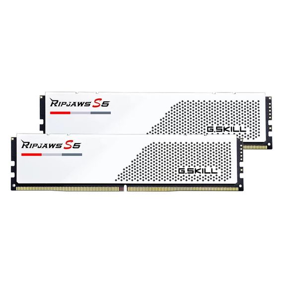 Модуль пам'яті для комп'ютера DDR5 64GB (2x32GB) 5600 MHz Ripjaws S5 White G.Skill (F5-5600J3636D32GX2-RS5W) | Зображення 2