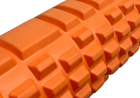 Масажний ролик EasyFit Grid Roller 45 см v.2.1 Помаранчевий (EF-2027-OR) | Зображення 2
