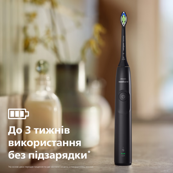 Електрична зубна щітка Philips Sonicare HX7101/02 (серія 5300) Black | Зображення 6
