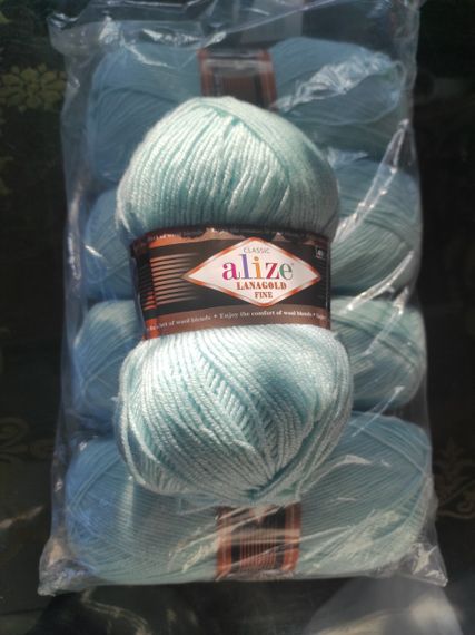 Пряжа Alize Lanagold Fine 522 полушерсть | Зображення 2