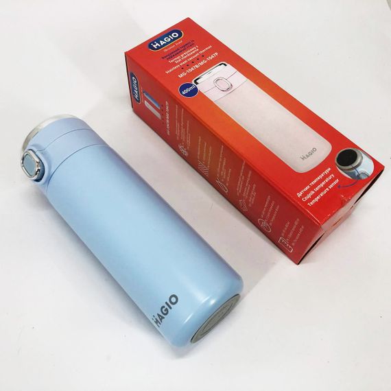 Термос SMART MAGIO MG-1047B вакуумный 400 мл, Умный термос с датчиком температуры, Термос походный | Зображення 5