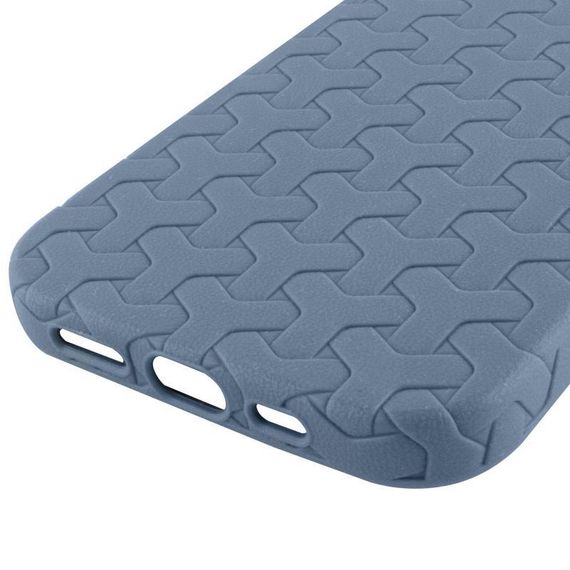 Чехол TPU Weaving для Apple iPhone 15 (6.1") Blue | Зображення 4