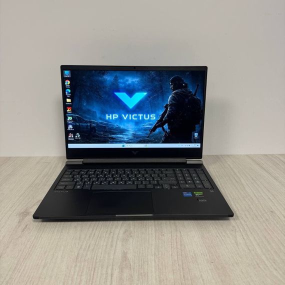 Игровой ноутбук Б-класс HP Victus 16-r0002ne / 16" (1920x1080) IPS / Intel Core i7-13700H (14 (20) ядер по 2.4 - 5.0 GHz) / 16 GB DDR5 / 512 GB SSD NVMe / nVidia GeForce RTX 4050, 6 GB GDDR6, 96-bit / WebCam б/у | Зображення 1
