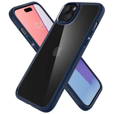 Чехол для мобильного телефона Spigen Apple iPhone 15 Ultra Hybrid Navy Blue (ACS06801) | Зображення 2