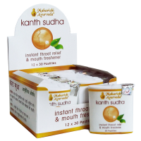Kanth Sudha, Кант Шудха Махаріші — від кашлю, періння й болю в горлі, 30 драже