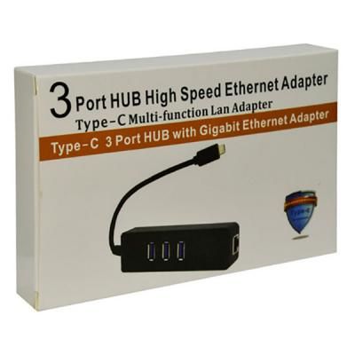 Переходник Dynamode USB 3.1 Type-C - RJ45 Gigabit Lan, 3*USB 3.0 (USB3.1-TypeC-RJ45-HUB3) (USB3.1-TypeC-RJ45-HUB3) | Зображення 2