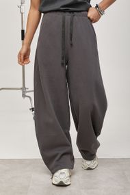 Теплі спортивні штани вільного фасону - сірий цвет, L (є розміри)