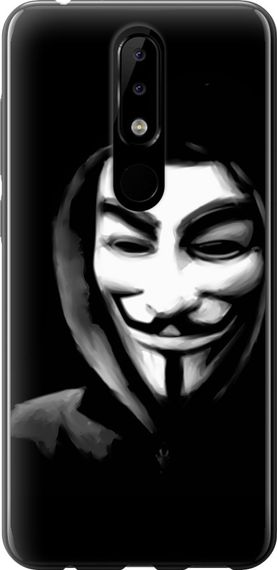 Чехол на Nokia 5.1 Plus Анонимус "832u-1543-17620"