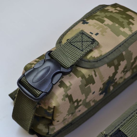 Підсумок на 2 магазини подвійний із кордури піксель MOLLE тактичний QI-11 | Зображення 9