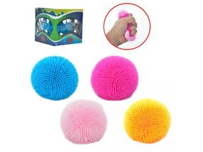 Игрушка антистресс BJ0026 Мячик 6см, сквиш, в коробке 6,5-6,5-6,5см (6903317521104) Голубой
