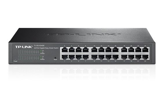 Коммутатор TP-LINK TL-SG1024DE 24xGE EasySmart 13&quot; 1U (TL-SG1024DE)