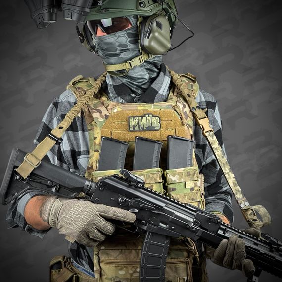 Ремінь збройовий RAGNAROK "FORSETI" QD GEN.II — одно/двоточковий, еластичний Піксель | Зображення 3
