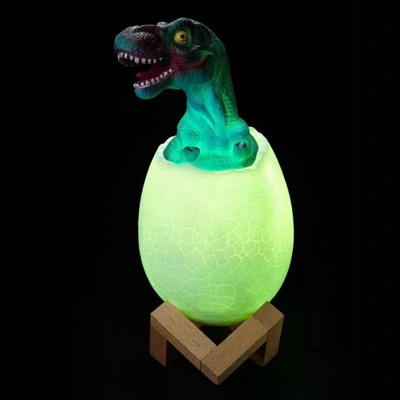 Дитячий нічник Sunroz 3D Dinozaur Lamp | Зображення 4