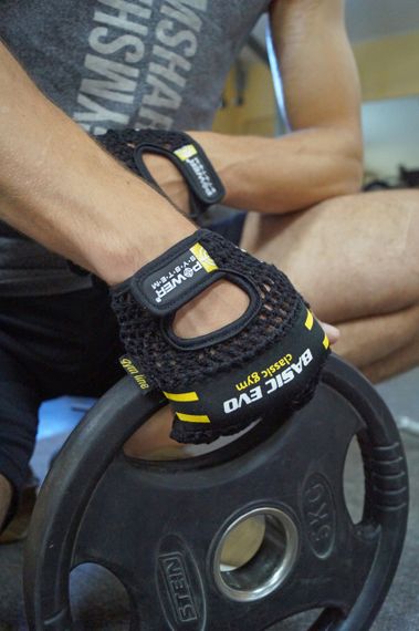Рукавички для фітнесу Power System PS-2100 Basic EVO Black/Yellow Line XS | Зображення 8