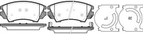 Колодка гальм. диск. OPEL INSIGNIA передн. (вир-во REMSA) REMSA 137512 на OPEL ASTRA J
