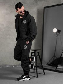 Спортивный костюм руны краш black   НП4935